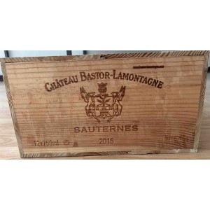 Chateau Bastor-Lamontagne Sauternes 2015, confezione da 12