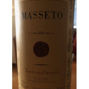 Masseto 2003 - Tenuta dell'Ornellaia | Vini Pregiati Hellobacco