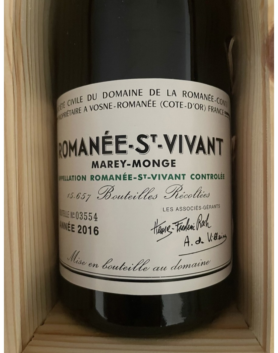 Romanée Saint Vivant Domaine de la Romanée-Conti 2016